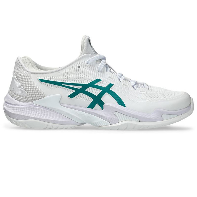 Asics Court FF 3 Womens Tennis Shoe - White/Pitch Green