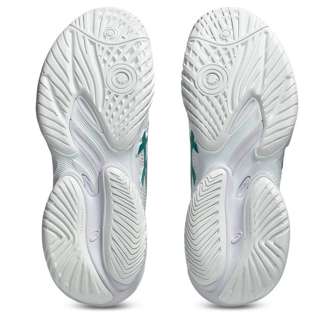 Asics Court FF 3 Womens Tennis Shoe - White/Pitch Green