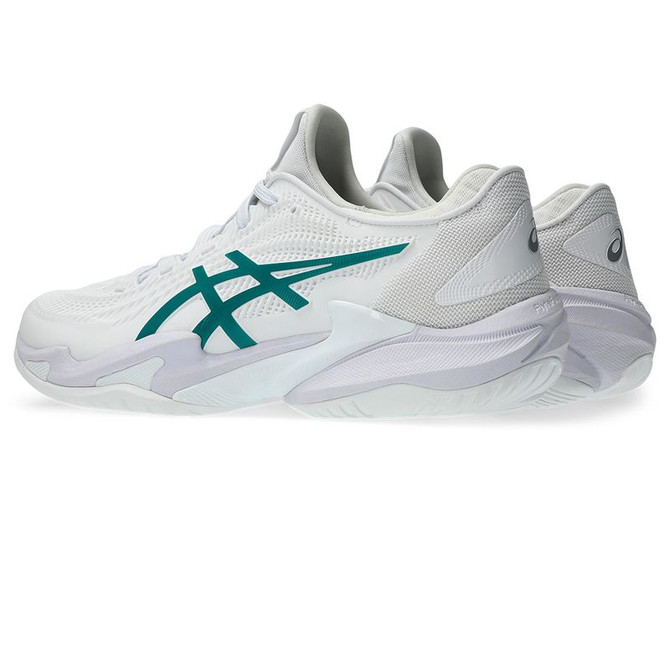 Asics Court FF 3 Womens Tennis Shoe - White/Pitch Green