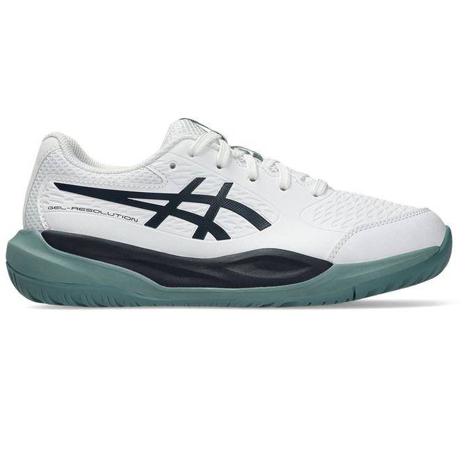 Asics Gel Resolution X Junior Tennis Shoe - White/Midnight