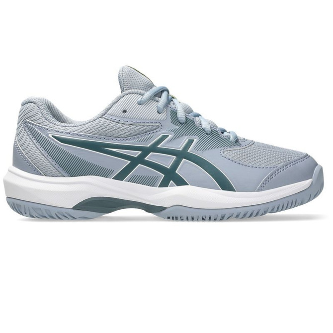 Asics Gel Game GS Junior Tennis Shoe - Grey Blue/Ironclad - Final Sale