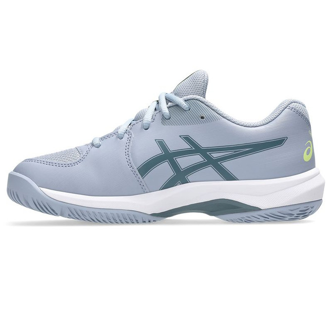 Asics Gel Game GS Junior Tennis Shoe - Grey Blue/Ironclad - Final Sale