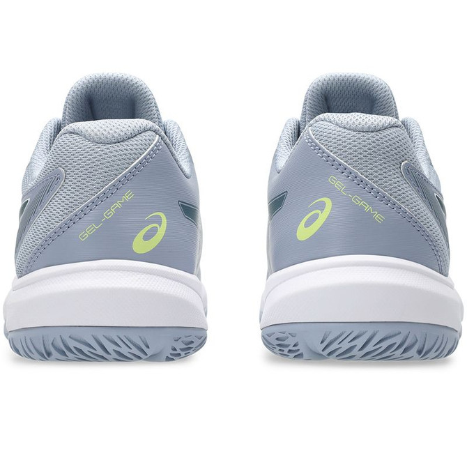 Asics Gel Game GS Junior Tennis Shoe - Grey Blue/Ironclad - Final Sale