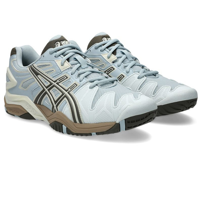 Asics Gel Resolution 5 Mens Tennis Shoe - Storm Cloud/Sepia Brown