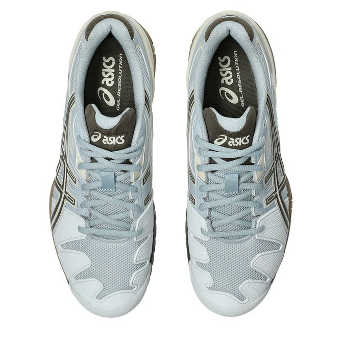 Asics Gel Resolution 5 Mens Tennis Shoe - Storm Cloud/Sepia Brown