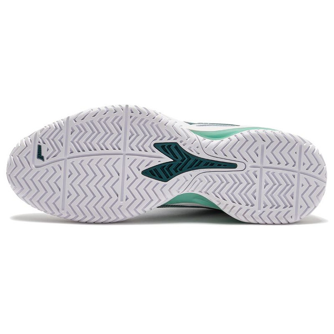 Diadora Blushield Torneo 3 AG Mens Tennis Shoe - White/Shaded Spruce