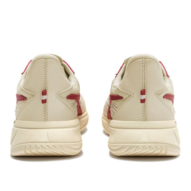 Diadora B Elite Star Mens Tennis Shoe - Whisper White/Garnet