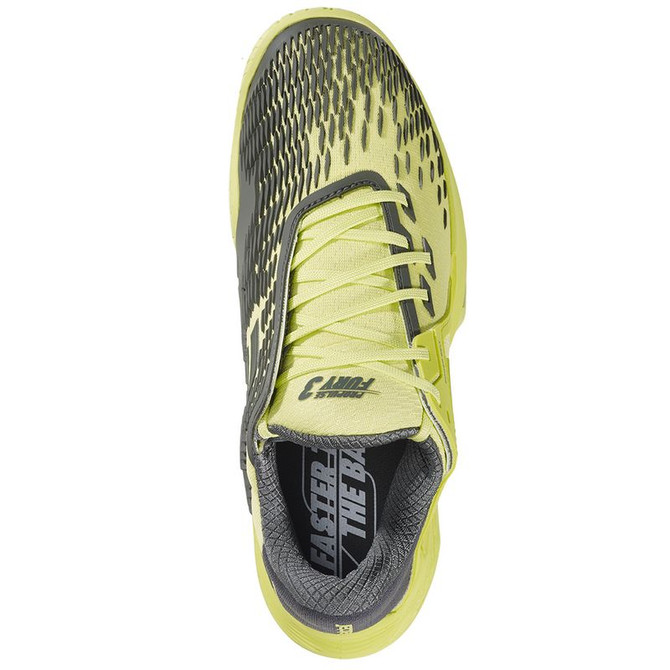 Babolat Propulse Fury All Court Mens Tennis Shoe - Sunny Lime/Grey-Green