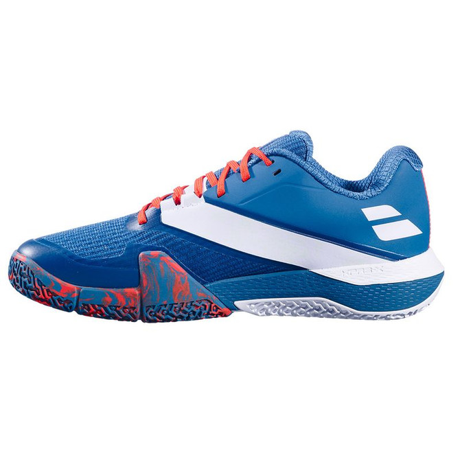 Babolat Movea 2 Mens Padel Shoe - Seaport/Cherry Tomato