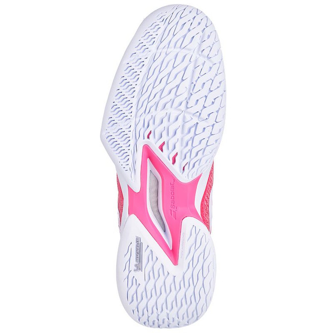 Babolat Jet Mach Womens Pickleball Shoe - Fluo Pink/White
