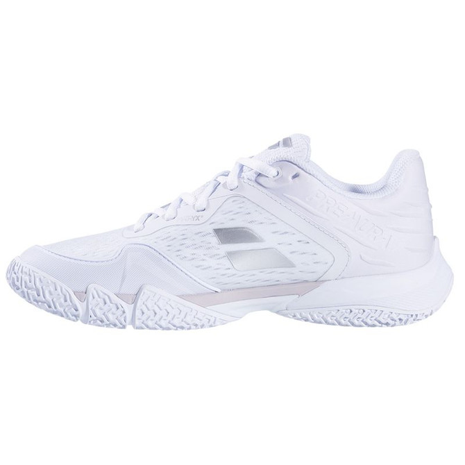 Babolat Premura 3 Womens Padel Shoe - White/Silver
