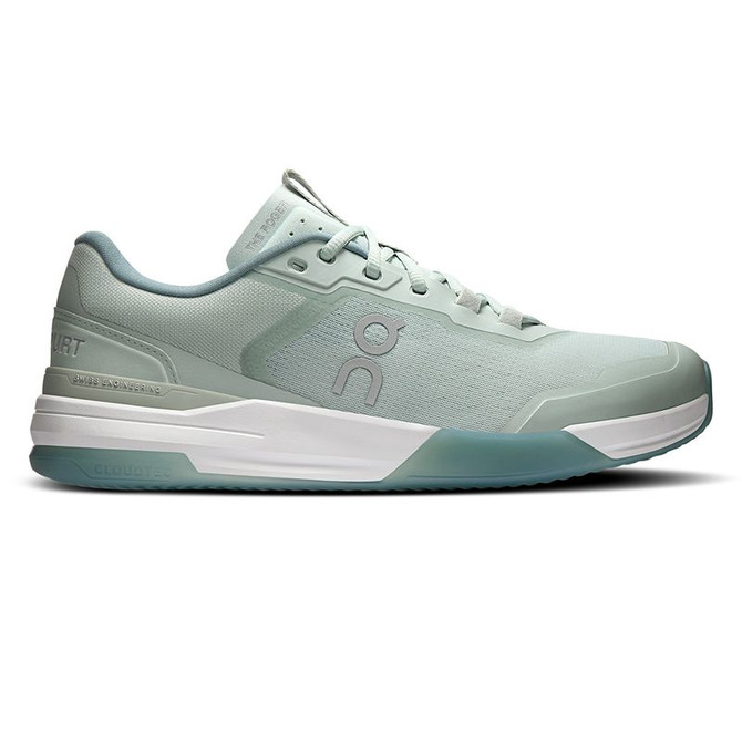 On The Roger Advantage Pro Mens Clay Tennis Shoe - Mineral/Linen