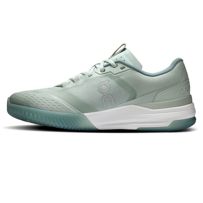On The Roger Advantage Pro Mens Clay Tennis Shoe - Mineral/Linen