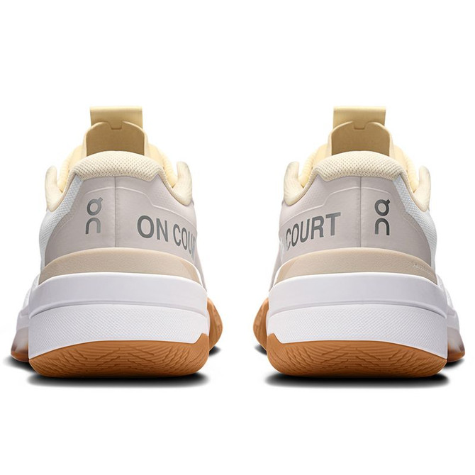 On The Roger Pro Fire Womens Tennis Shoe - Ivory/Sand