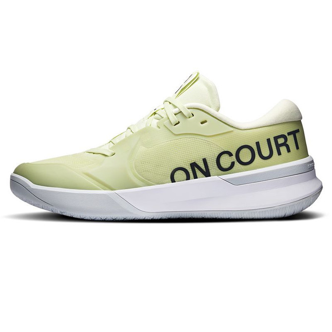On The Roger Pro 3 Womens Tennis Shoe - Linen/Lime