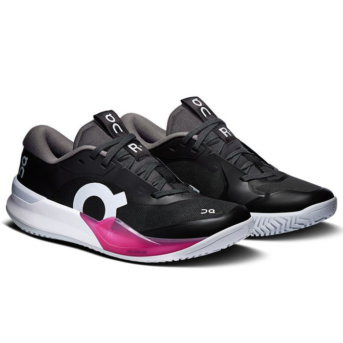 On The Roger Pro 3 Womens Clay Tennis Shoe - Black/Pink