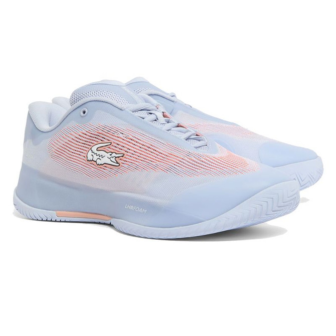 Lacoste AG-LT Pro Womens Tennis Shoe - Light Blue/Pink