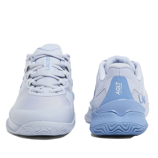 Lacoste AG-LT Ultra Womens Clay Tennis Shoe - Light Blue/Blue