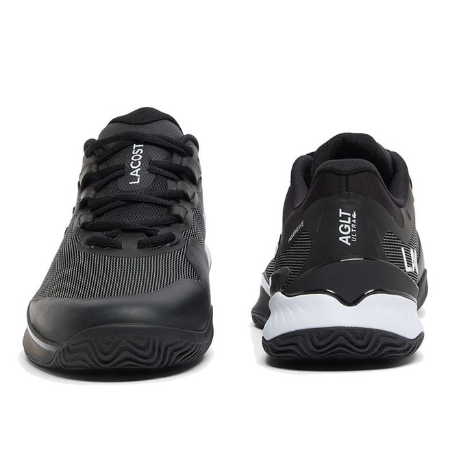 Lacoste AG-LT Ultra Mens Clay Tennis Shoe - Black/White