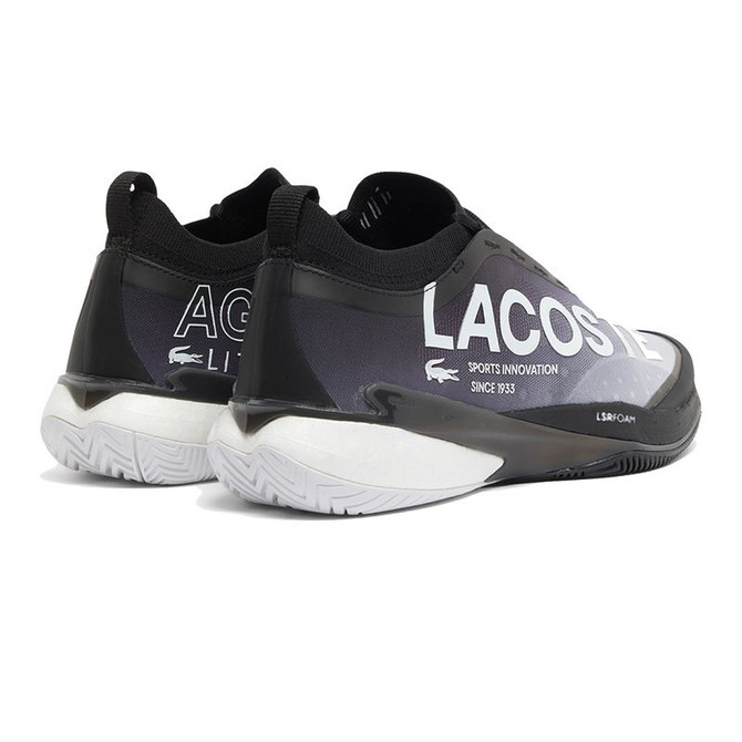 Lacoste AG-LT25 Lite Mens Tennis Shoe - Black/White