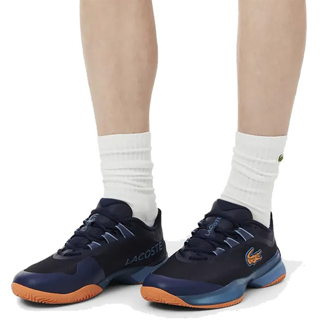 Lacoste AG-LT Ultra Roland Garros LTD Mens Tennis Shoe - Navy/Orange