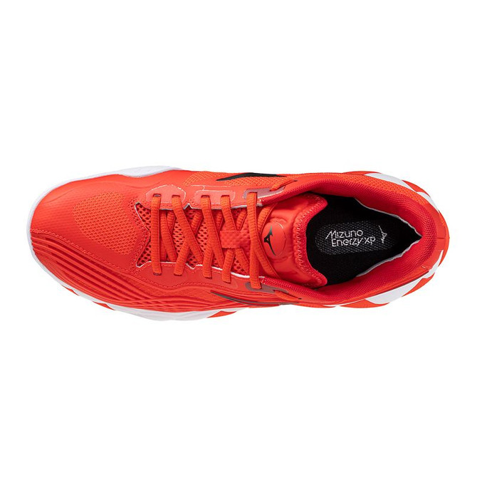 Mizuno Wave Enforce Tour 2 Mens Tennis Shoe - Fiery Red/White