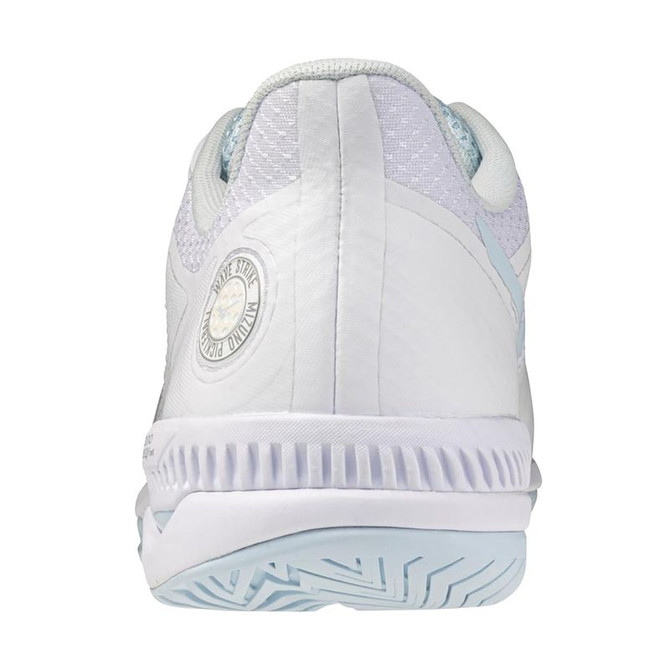 Mizuno Wave Strike Womens Pickleball Shoe - White/Ice Water