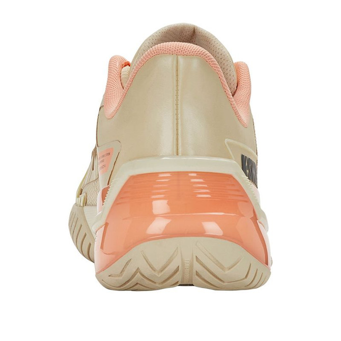 K Swiss Ultrashot 4 Womens Tennis Shoe - Whitecap Grey/Peach Parfait/Egret