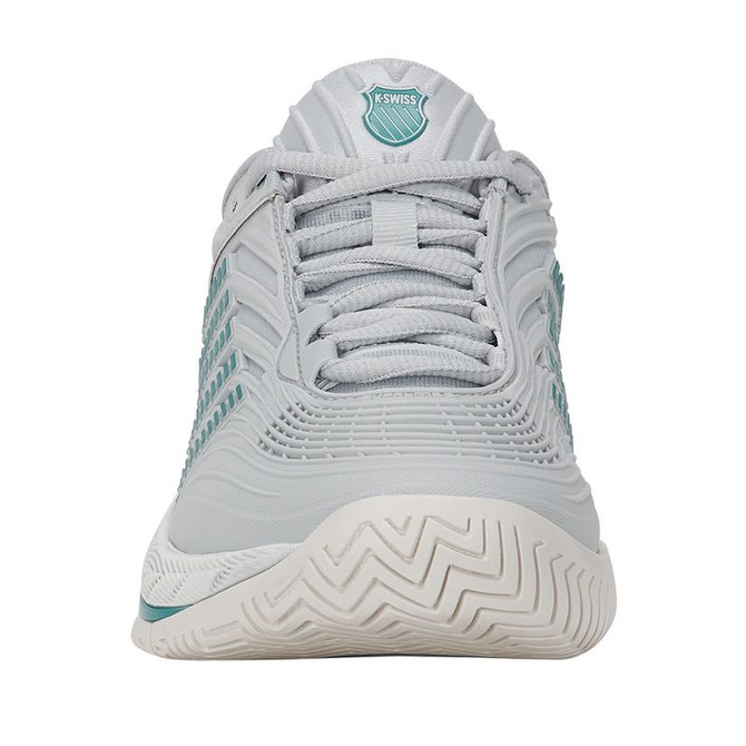 K Swiss Hypercourt Supreme 2 Womens Tennis Shoe - Carbon/Blanc deBlanc/Baltic