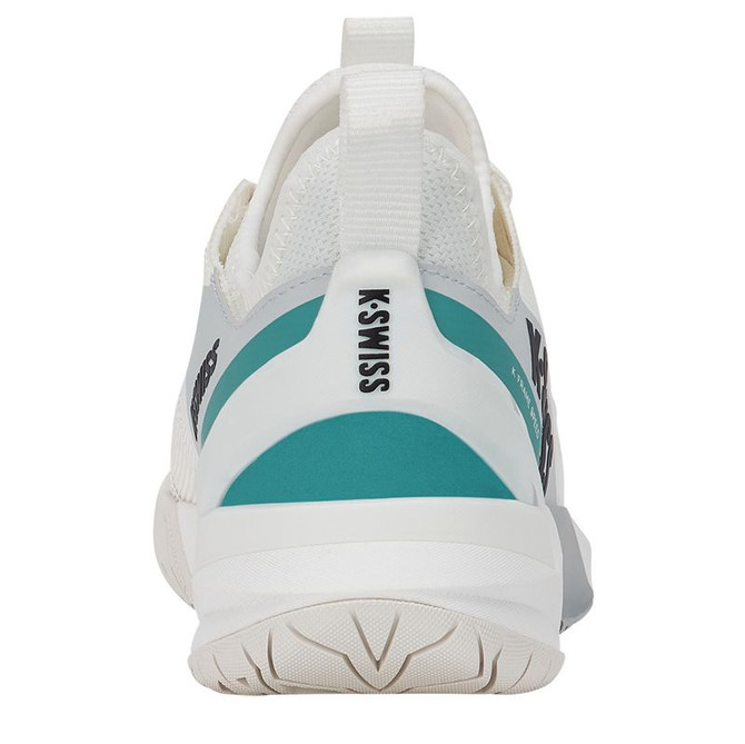 K Swiss K Frame Speed Womens Tennis Shoe - Blanc deBlanc/Glacier Gray/Baltic