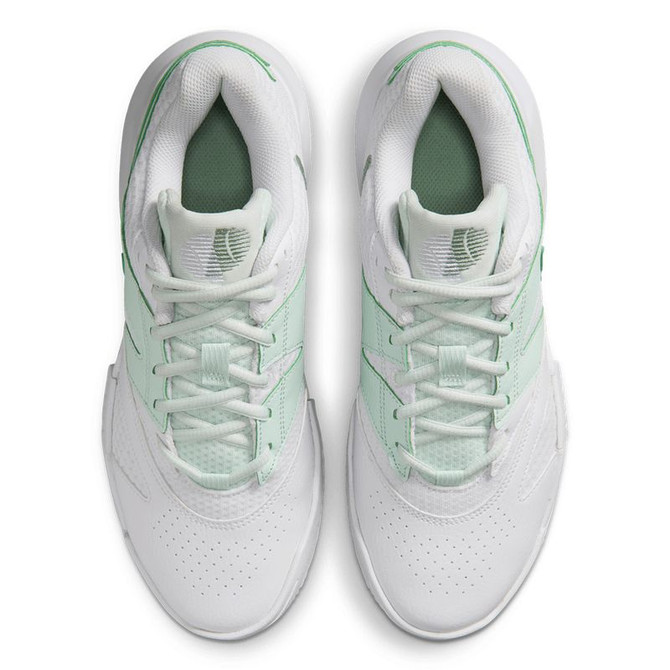 Nike Court Lite 4 Womens Tennis Shoe - White/Steam/Barely Green