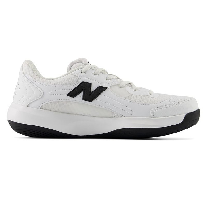 New Balance 696 Junior Tennis Shoe - White