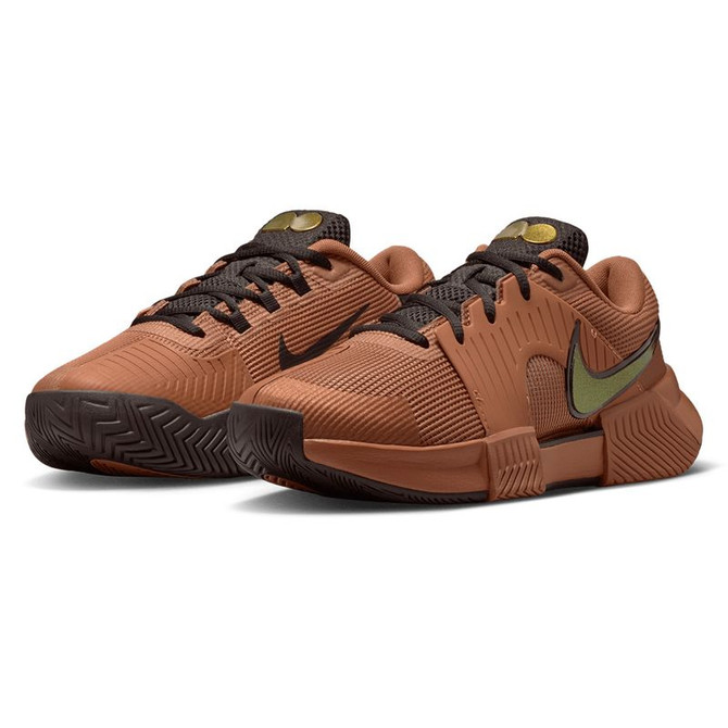 Nike GP Challenge 1.5 Osaka Womens Clay Tennis Shoe - Mineral Clay/Sail/Black/Metallic Gold