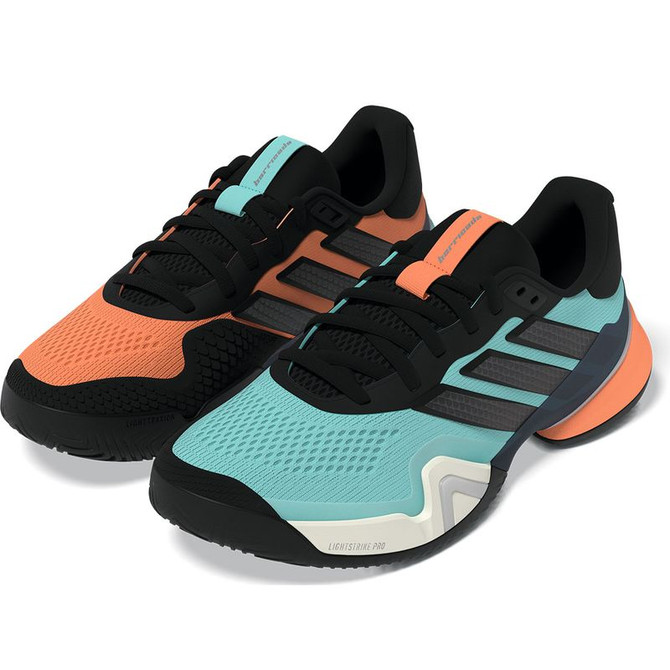 adidas Barricade 14 Mens Tennis Shoe - Flash Aqua/Black/Lucid Orange