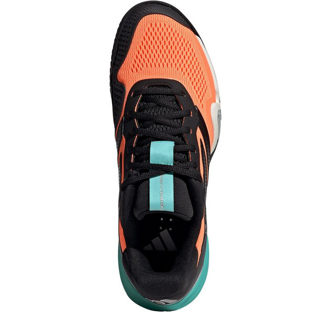 adidas Barricade 14 Mens Tennis Shoe - Flash Aqua/Black/Lucid Orange