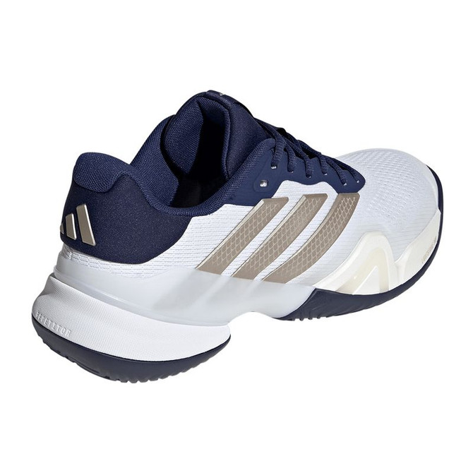 adidas Barricade 14 Mens Tennis Shoe - White/Cyber Metallic/Dark Blue