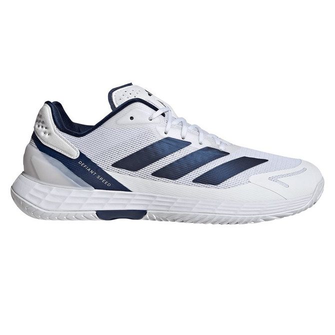 adidas Defiant Speed 2 Mens Tennis Shoe - White/Dark Blue/Core Black