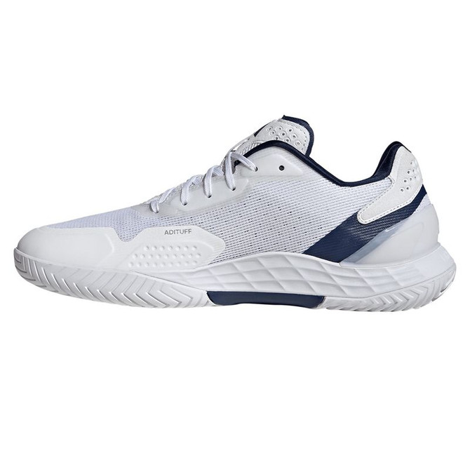 adidas Defiant Speed 2 Mens Tennis Shoe - White/Dark Blue/Core Black