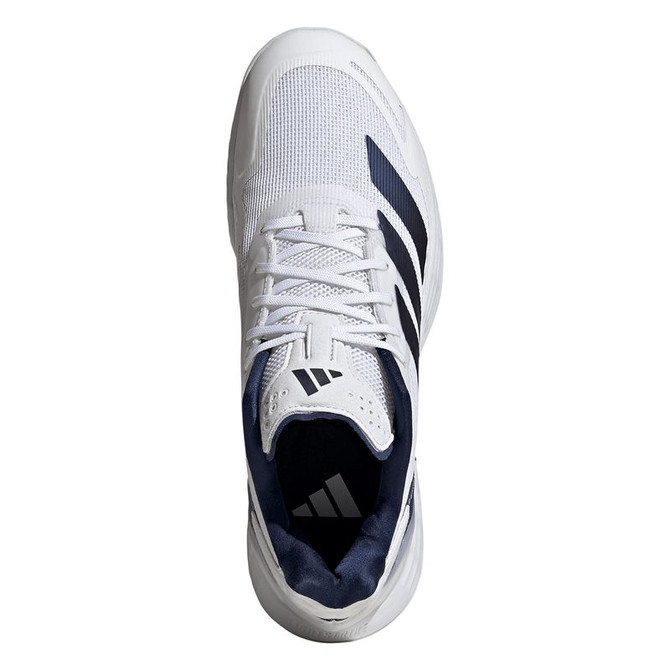 adidas Defiant Speed 2 Mens Tennis Shoe - White/Dark Blue/Core Black
