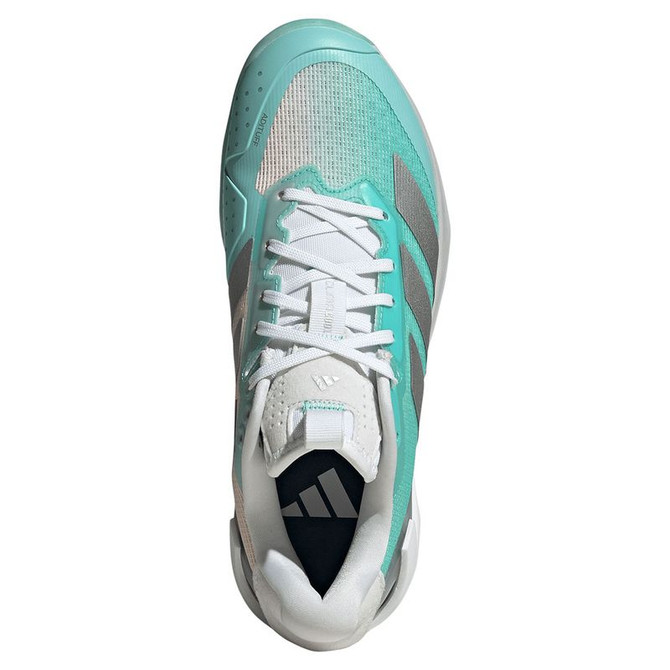 adidas Adizero Ubersonic 5 Womens Tennis Shoe - Flash Aqua/Silver Metallic/Blush Pink