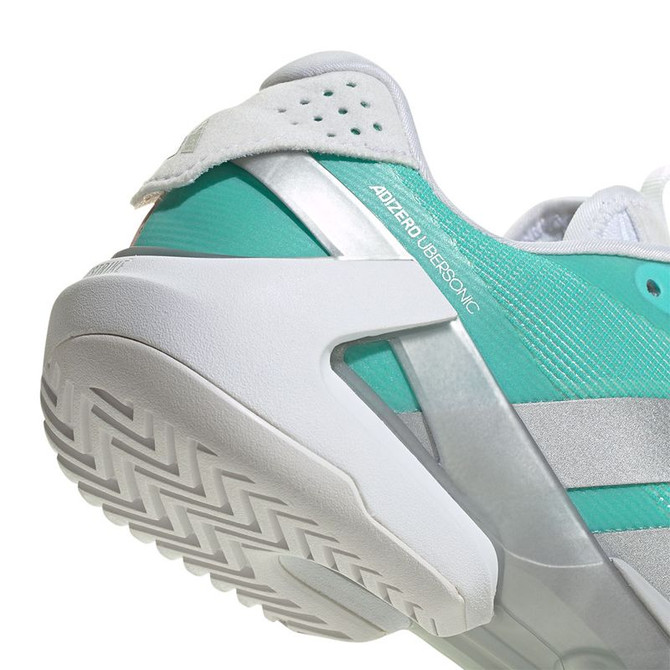 adidas Adizero Ubersonic 5 Womens Tennis Shoe - Flash Aqua/Silver Metallic/Blush Pink