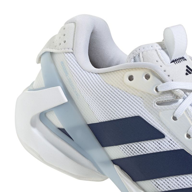 adidas Adizero Ubersonic 5 Womens Tennis Shoe - White/Dark Blue/Crystal Sky