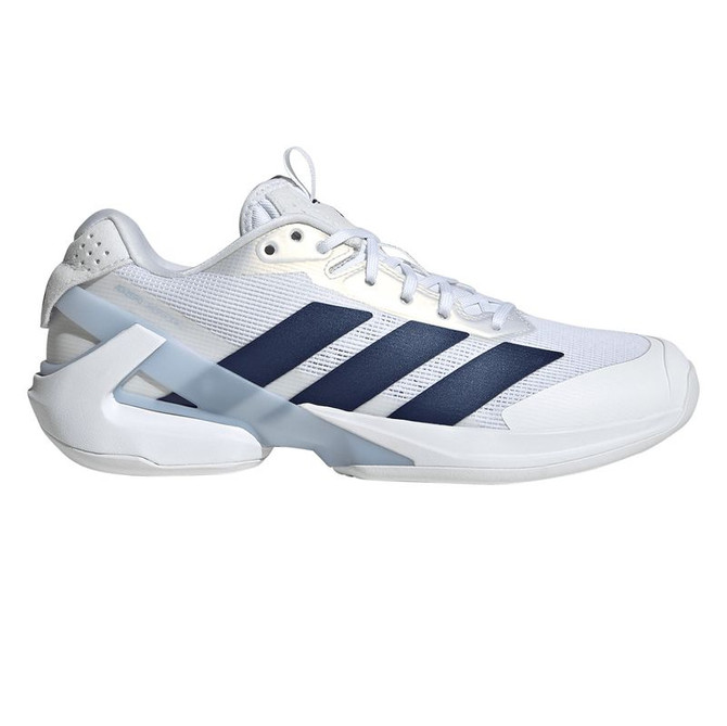 adidas Adizero Ubersonic 5 Womens Tennis Shoe - White/Dark Blue/Crystal Sky