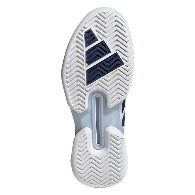 adidas Adizero Ubersonic 5 Womens Tennis Shoe - White/Dark Blue/Crystal Sky