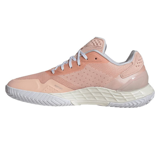 adidas Defiant Speed 2 Womens Tennis Shoe - Blush Pink/Silver Metallic/White