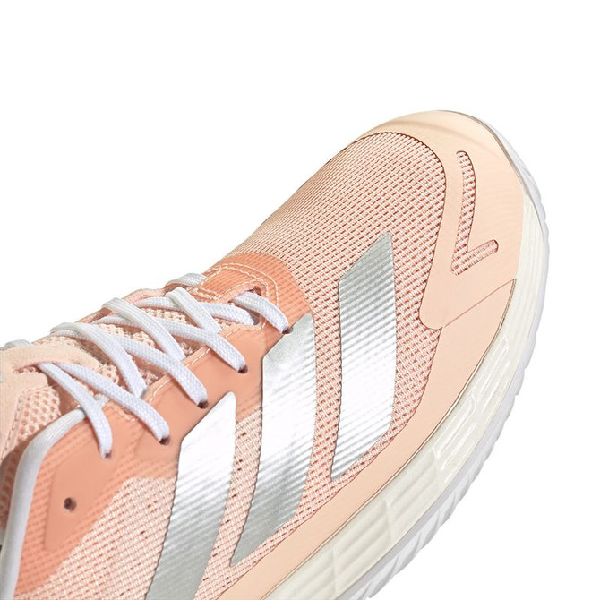 adidas Defiant Speed 2 Womens Tennis Shoe - Blush Pink/Silver Metallic/White