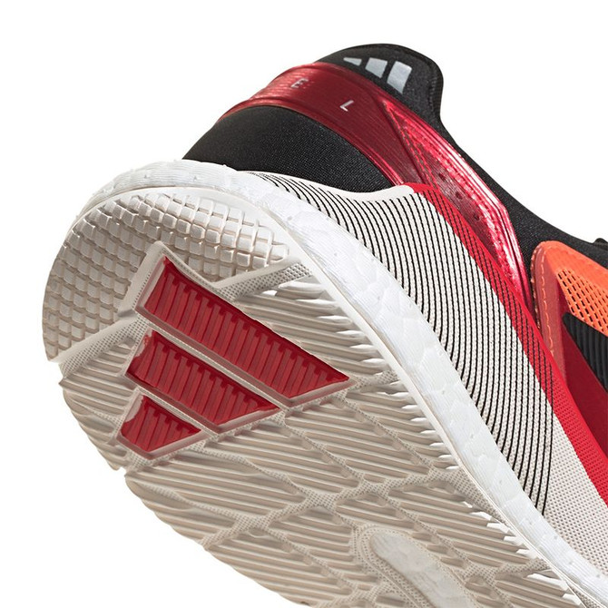 adidas Crazy Quick Boost Mens Padel Shoe - Lucid Orange/Core Black/Lucid Red