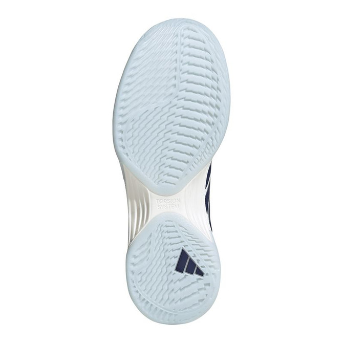 adidas Avacourt 3 Womens Tennis Shoe - White/Dark Blue/Crystal Sky