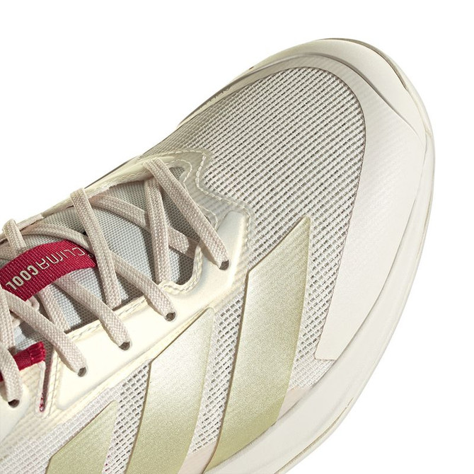 adidas Adizero Ubersonic 5 Mens Tennis Shoe - Chalk White/Ice Gold Metallic/Legend Ink