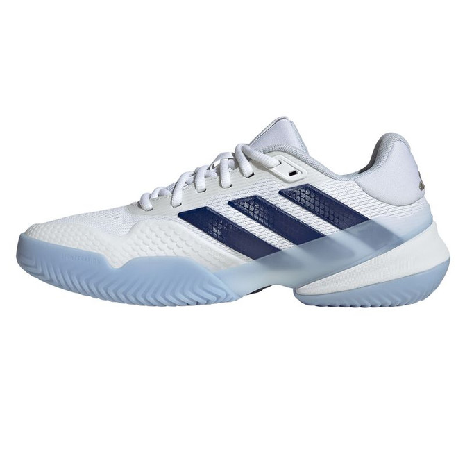 adidas Barricade 14 Womens Tennis Shoe - White/Dark Blue/Crystal Sky